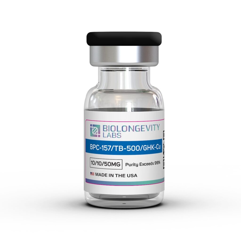 GLOW Blend (BPC-157 TB-500 GHK-CU) (70mg)