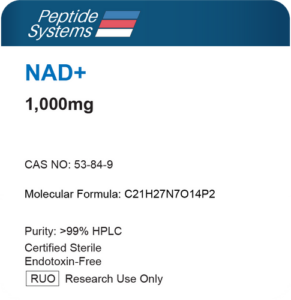 NAD+ 1,000mg | Peptide Systems